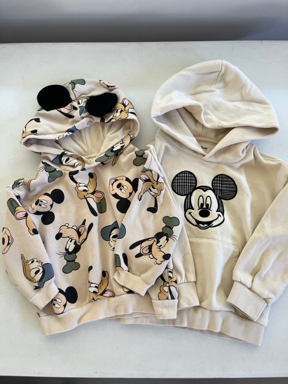 Set of 2 Disney Mickey Pluto Hoodies for Boys